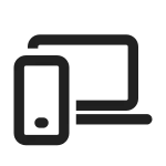 Phone Laptop SVG Icon